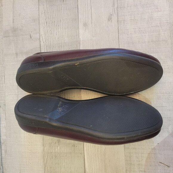 SAS Womens Leather Loafers Slip-On Brown Comfort Shoes Size 6.5M - Picture 5 of 6